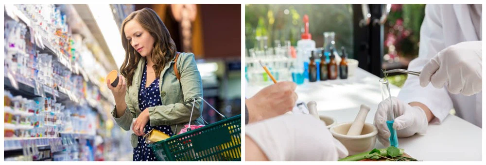 Look at the raw material list when buying goods Look at the raw material list when buying goods